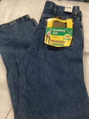 Wrangler Slim Fit Men’s Jeans - Blue cowboy cut